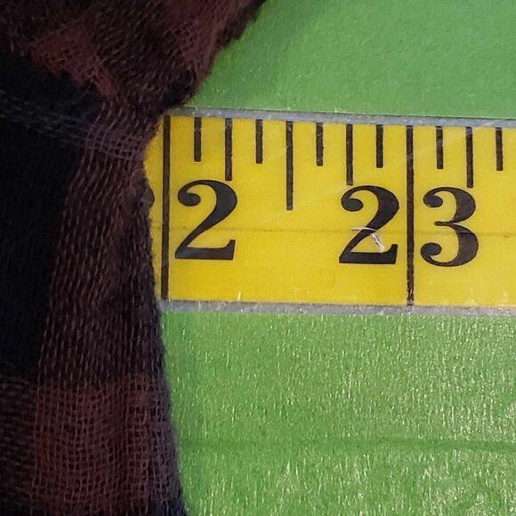 Johnny Was Workshop Button Down Shirt Plaid Embroidered Size Small S Floral - Picture 10 of 13